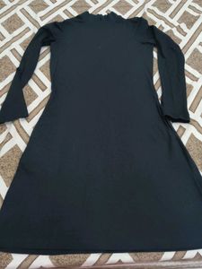 Black long sleeve tshirt dress