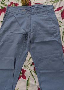 Men SLIM FIT - Sky Blue used Normal Pant