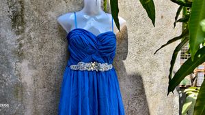 I. BLUE SEXY TUBE DRESS