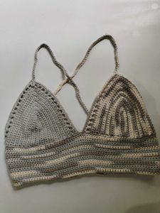 Handmade Crochet Halter Top