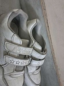 White Colour School Shoes