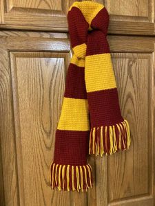 Striped crochet Scarf