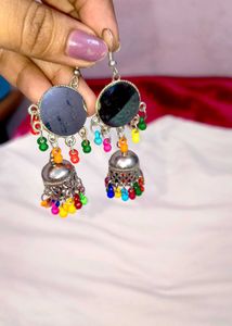 Colorful Jhumka Earrings