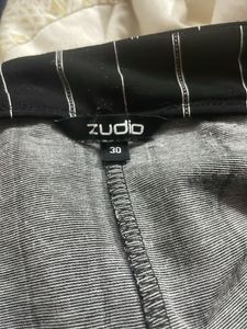 Black Formal Striped Pants