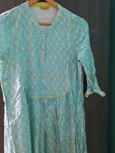 Boho Chic Aqua Dress