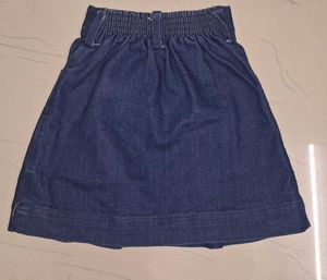 Denim Mini Skirt