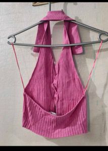 Pink Halter Top