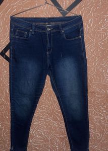 Dark Blue Denim Jeans