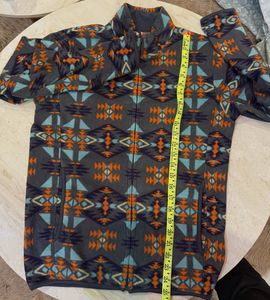 uniqlo Patterned Zip-Up Fleece Jacket