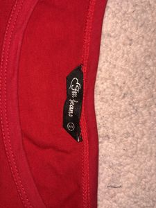 Red Fitted T-shirt
