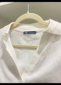Zara Ribbed Crop Top