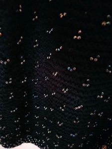 Black Half sweater For Women