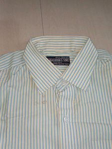 Striped Button-Down Shirt
