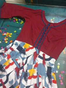 Beautiful Frock Suit With Plazzoo❤️💐