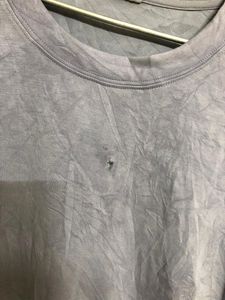 Sage Collective Large Purple Scuba Cozy T Shirt