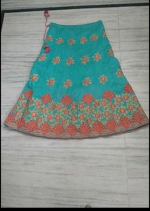 Lehnga With Stitch Blouse