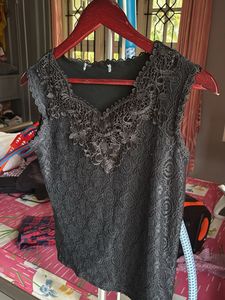 Women Party Black Top
