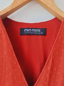 Elegant Rust Maxi Dress