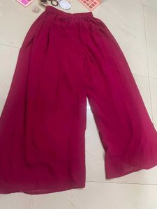 Maroon Mirrorwork Naira Cut Dress