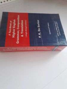 P.K De Sarkar English Grammar Book
