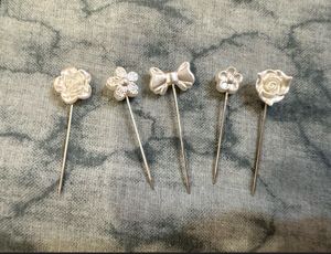 Hijab Pearl Pins | Vintage Floral Lapel Pin