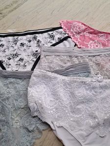 Combo Of Five Imported Fabric Panty