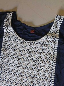 Elegant Embroidered Kurta ( size XL)