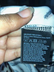 H&amp;m Zebra Print Midi Dress