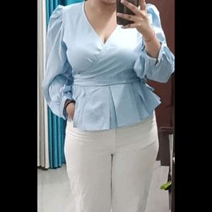 • Wrap Top • 💙