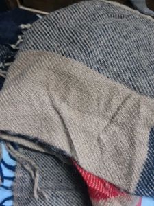 Stylish Plaid Scarf with Fringe