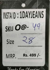 women black straight jeans size 28 (O-49)