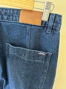Dark Wash Wide Leg Denim Jeans