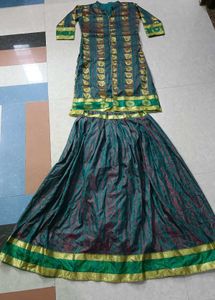 3 Pcs Lahenga,top, Blouse