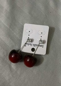 Cherry Drop Earrings