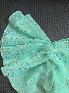 Aqua Star Print Top