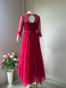 Luxe Maroon Gown