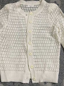 White Knit Cardigan