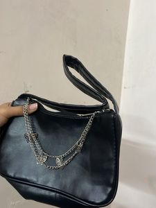 Black Butterfly Chain Handbag