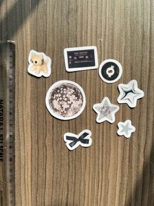 Black Phone Case Stickers