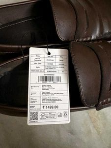 WESTSIDE SOLEPLAY BROWN LEATHER LOAFERS UK 7