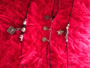 Silver Oxide Anklet