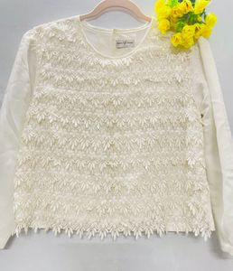 Imported Beautiful Lacework White Top