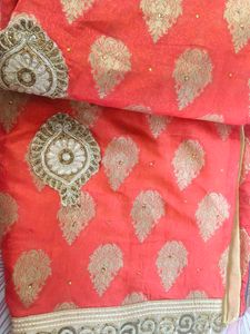 Mint Green Floral Sheer Fabric