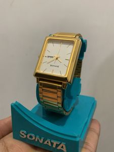 Sonata Gold Watch
