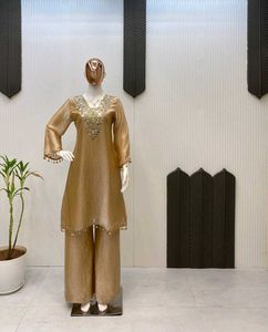 Designer mirror work Co-ord set