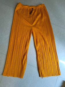 Stylish Mustard Yellow Pants, palazzo