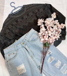 🎁Buy1 Get1 Free Patterned Knitted Sweater ()