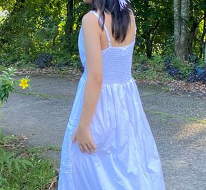 White Eyelet Maxi Dress