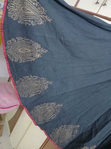 Black Ethnic Skirt With Full Gher🖤🖤