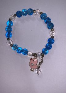 Beaded Bracelet with Charm